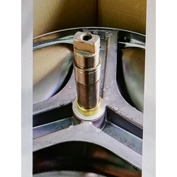 CESTO LAVADORA ZANUSSI, AEG, ELECTROLUX, TAMBOR+EJE, RECAMBIO ORIGINAL, CESTO 470X280MM, BOCA 310MM, EJE 106X30MM, CASQUILLO 35/14MM, 1320045154 - Imagen 2