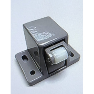 CIERRE PUERTA. BLOQUE ALUMINIO EPOXY GRIS, CIERRE+PLETINA DE ENGANCHE, DISTANCIA TORNILLOS/AGUJEROS 80/35 MM, 110/72/72 MM,A.VF951 - Imagen 1