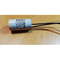 CONDENSADOR ANTIPARASITARIO PEQUEÑO TAMAÑO, 0,1 microfarios(x2)+2.2M, 2X0,0027MICROFARADIOS, 1650000000 - Imagen 2