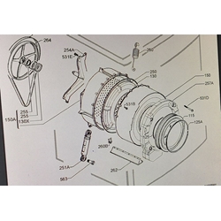 CONTRAPESO LAVADORA ZANUSSI, AEG, ELECTROLUX, CONTRAPESO ANTERIOR, CONTRAPESO FRONTAL, RECAMBIO ORIGINAL, 13,5 KILOS, 1321107409 - Imagen 1