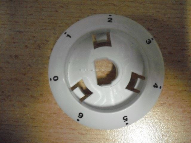 DIAL MANDO FAGOR 6 POTENCIAS BLANCO, DIAMETROS 53/35 MM, C20K004A3, 73FA0222, 4481912082 - Imagen 1