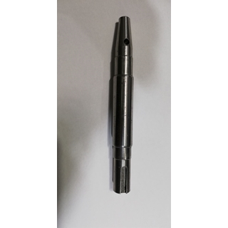 EJE PELADORA PATATAS SAMMIC, LARGO 158MM, DIAMETROS 16/17/19/17/16/10 MM, CANAL CHAVETA 25/5 MM, AGUJERO PASADOR 5 MM, ROSCA M6, EXTREMO CONICO 16/10 MM,252104 - Imagen 2