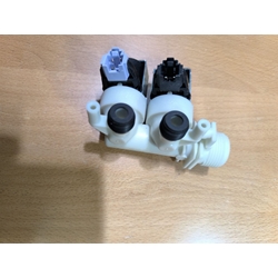 ELECTROVALVULA 2 VIAS LAVADORA INDESIT ENTRADA 3/4 SALIDA 10 MM 90º, 220 V, RECAMBIO ALTERNATIVO, C00110333, 482000022813 - Imagen 1