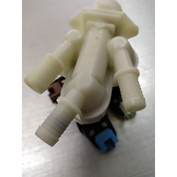 ELECTROVALVULA 3 VIAS AEG, ZANUSSI, ELECTROLUX, ALTERNATIVA, 2 salidas 12mm, 1 salida 14mm, 220v, entrada 3/4, 50297025004 - Imagen 2