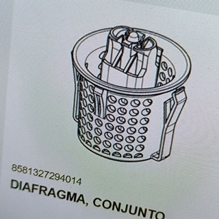 FILTRO LAVADORA ELECTROLUX, AEG, ZANUSSI, 91490665300, RECAMBIO ORIGINAL, 8581327294014 - Imagen 2