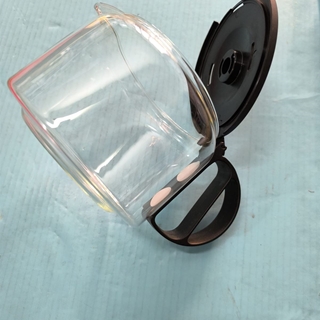 JARRA CAFETERA FAGOR, JAMAICA, CON TAPA, DIAMETRO 105/150MM, ALTO 120MM, NEGRA, 6348191060A - Imagen 2