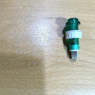 PILOTO SEÑALIZACION VERDE, PILOTO LUZ VERDE, LAMPARA SEÑALIZACION, 220V, DIAMETRO 14 MM, FASTON 4,8 MM, ROSCA 9 MM, 360622 - Imagen 2