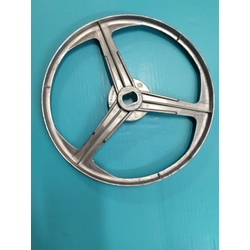 POLEA LAVADORA FAGOR, RECAMBIO ORIGINAL, PLANA, DIAMETRO 276 MM, EJE 24X17 MM, L69B003A8 - Imagen 2