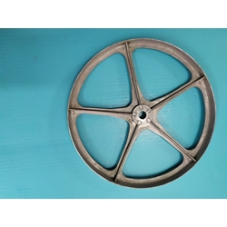 POLEA LAVADORA, WHIRLPOOL, PLANA, DIAMETRO 276 MM, EJE 20X15 MM, 80049569 - Imagen 2