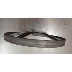 POLEA LAVADORA ZANUSSI, ELECTROLUX, AEG, RECAMBIO ORIGINAL, PLANA, CORREA ESTRIADA, DIAMETRO 312MM, EJE 19,7X10,7 MM, 50299359005, 1249693001 - Imagen 2