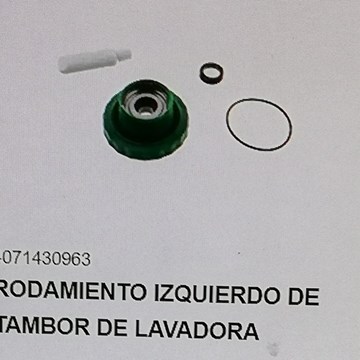 RODAMIENTO,IZQUIERDO,COMPLETO, LAVADORA ELECTROLUX, AEG, RECAMBIO ORIGINAL,  91321731500, 4055129516