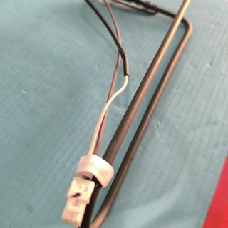 RESISTENCIA DESCONGELACION FRIGORIFICO WHIRLPOOL, INDESIT, RESISTENCIA DESESCARCHE, LARGO 270/150 MM, CABLES 350MM, D397953 - Imagen 2
