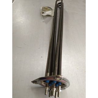 RESISTENCIA LAVAVAJILLAS INDUSTRIAL, TRIFASICA, CON TUBO PARA SONDA,10000W, 230/400V, 490/465X35X43X57,5X72 MM, ø 57,5mm, espirales 3, LARGO 480mm, An 35mm, DISTANCIA TORNILLOS 72 MM, 418624 - Imagen 2