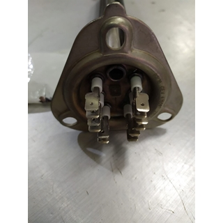 RESISTENCIA LAVAVAJILLAS INDUSTRIAL ZANUSSI, TRIFASICA, CON TUBO PARA SONDA, 3000W, 230/380 V, espirales 3, Largo 255mm, An 38mm, H 26mm, brida 3 orificios distancia 63 mm, diametro 48 mm, JUNTA TORICA 57/47MM, A.CZA401,415597 - Imagen 2