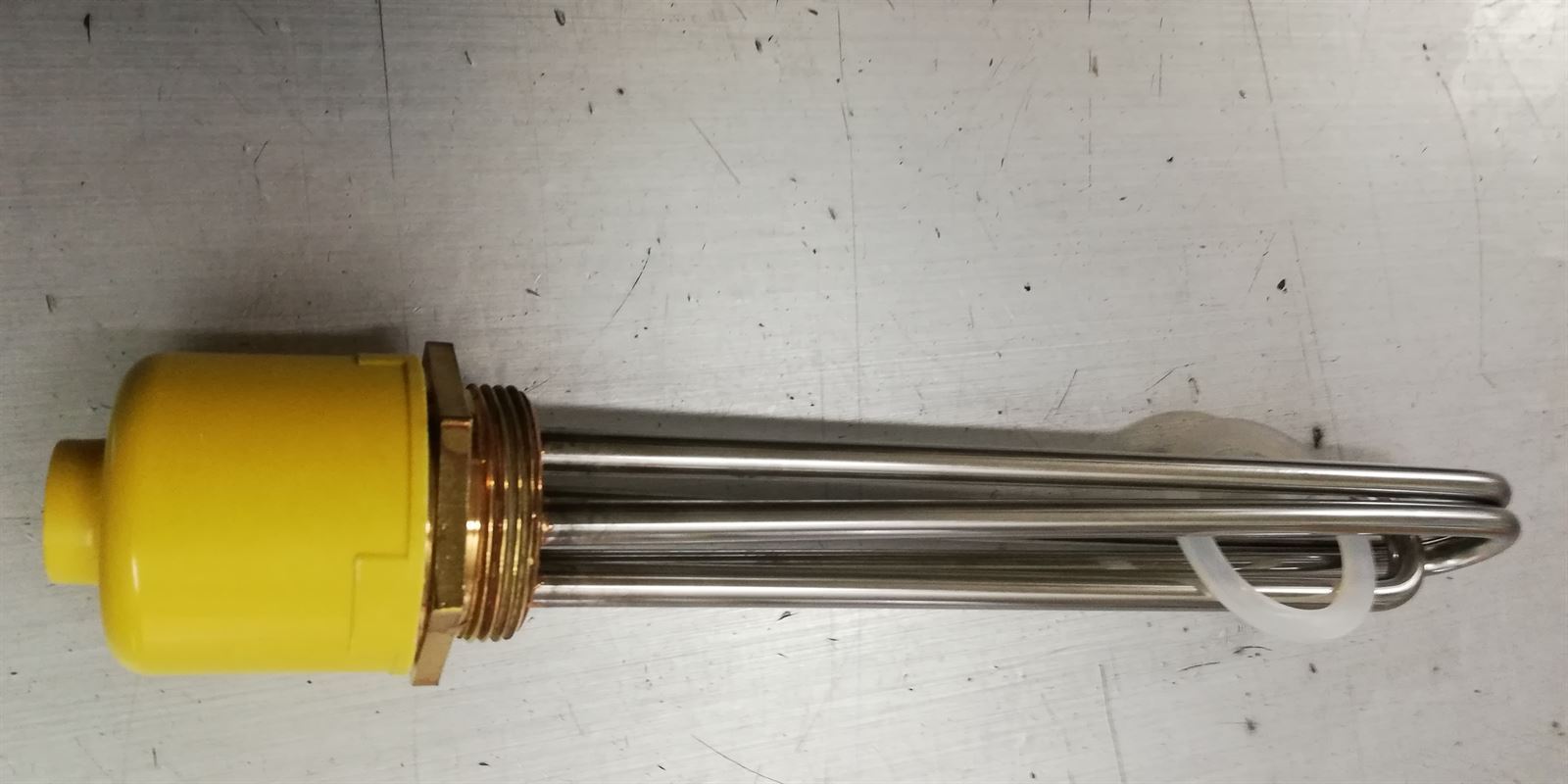 RESISTENCIA SUMERGIDA TRIFASICA, ACERO INOX, 220/380 V, 6000W, LARGO 300/250 MM, ROSCA 1 1/2 PULGADAS, B8891463 - Imagen 1