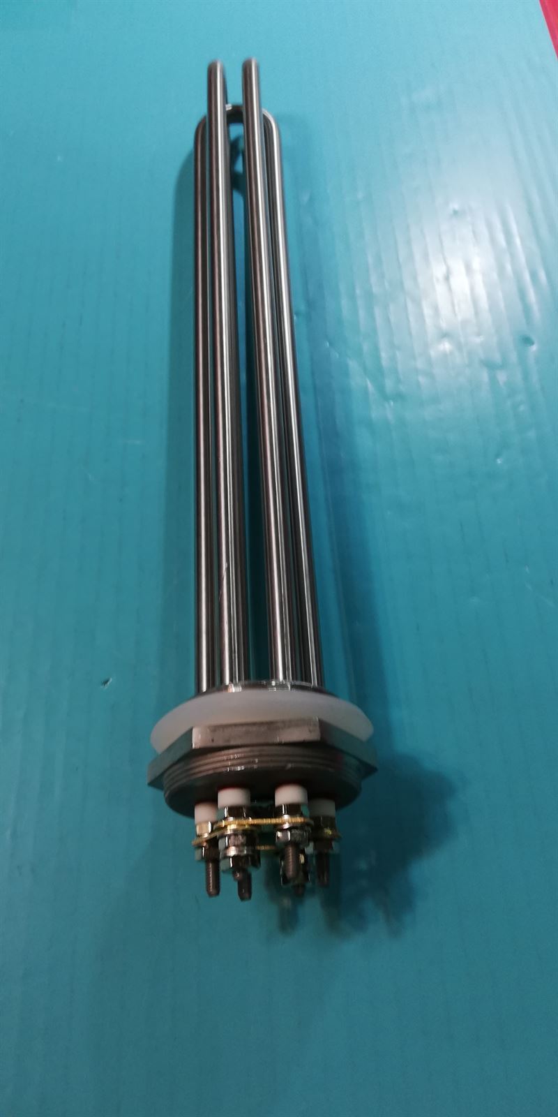 RESISTENCIA SUMERGIDA TRIFASICA, ACERO INOX, 220/380 V, 9000W, LARGO 340/310 MM, ROSCA 1 1/2 PULGADAS, A8891498 - Imagen 4