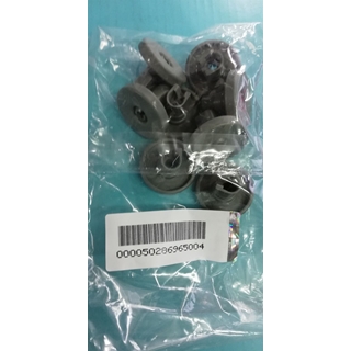 RUEDA CESTO LAVAVAJILLAS ZANUSSI, CESTA INFERIOR, ZDF302, KIT DE 8 UNIDADES, RECAMBIO ORIGINAL, 50286965004 - Imagen 1