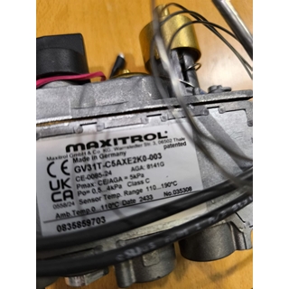 VALVULA FREIDORA TERMOSTATICA, GAS, TEMPERATURA 110- 190 ºC, ENTRADA/SALIDA 3/8, MERTIK, TERMOPAR M9, PILOTO M10, GV30TC5AJ - Imagen 2