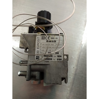 VALVULA HORNO GAS, TERMOSTATICA, 630 EUROSIT, 100-340ºC, 3/18 MILIBAR, MAX 50 MILIBAR, ENTRADA/SALIDA 3/8, A.GAS28 - Imagen 2